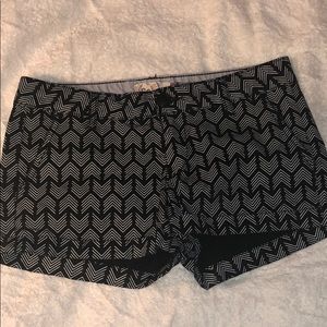 Black and White Shorts